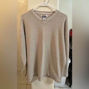 Pavo Pullover Sweater Beige With Pocket On Sleeve
